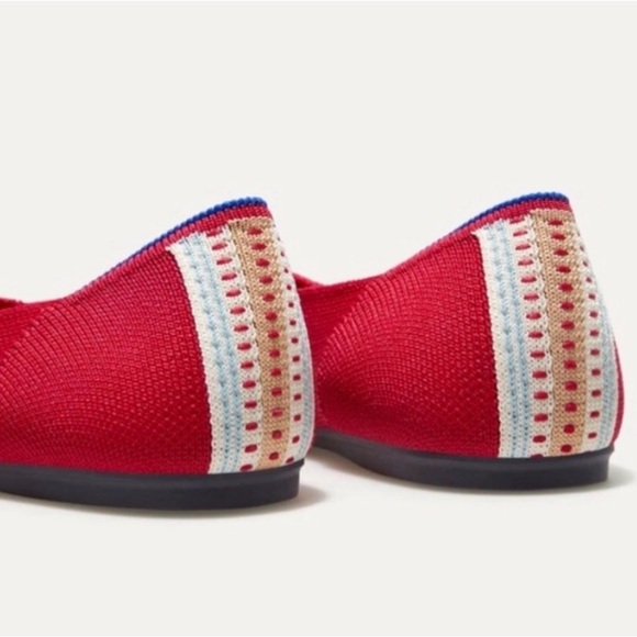 Rothy's The Square flats in Cardinal Red Sz 11 - Picture 6 of 12